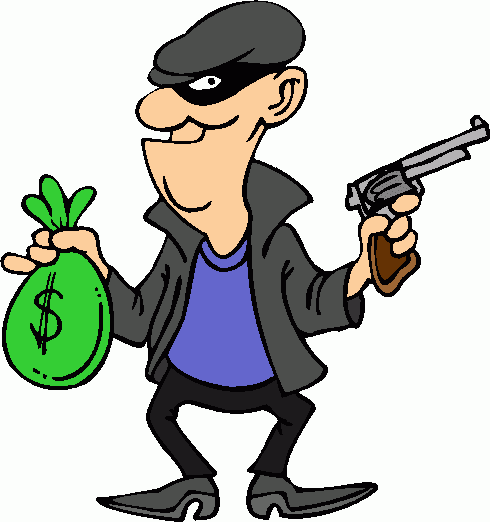bank robbery clip art - photo #2